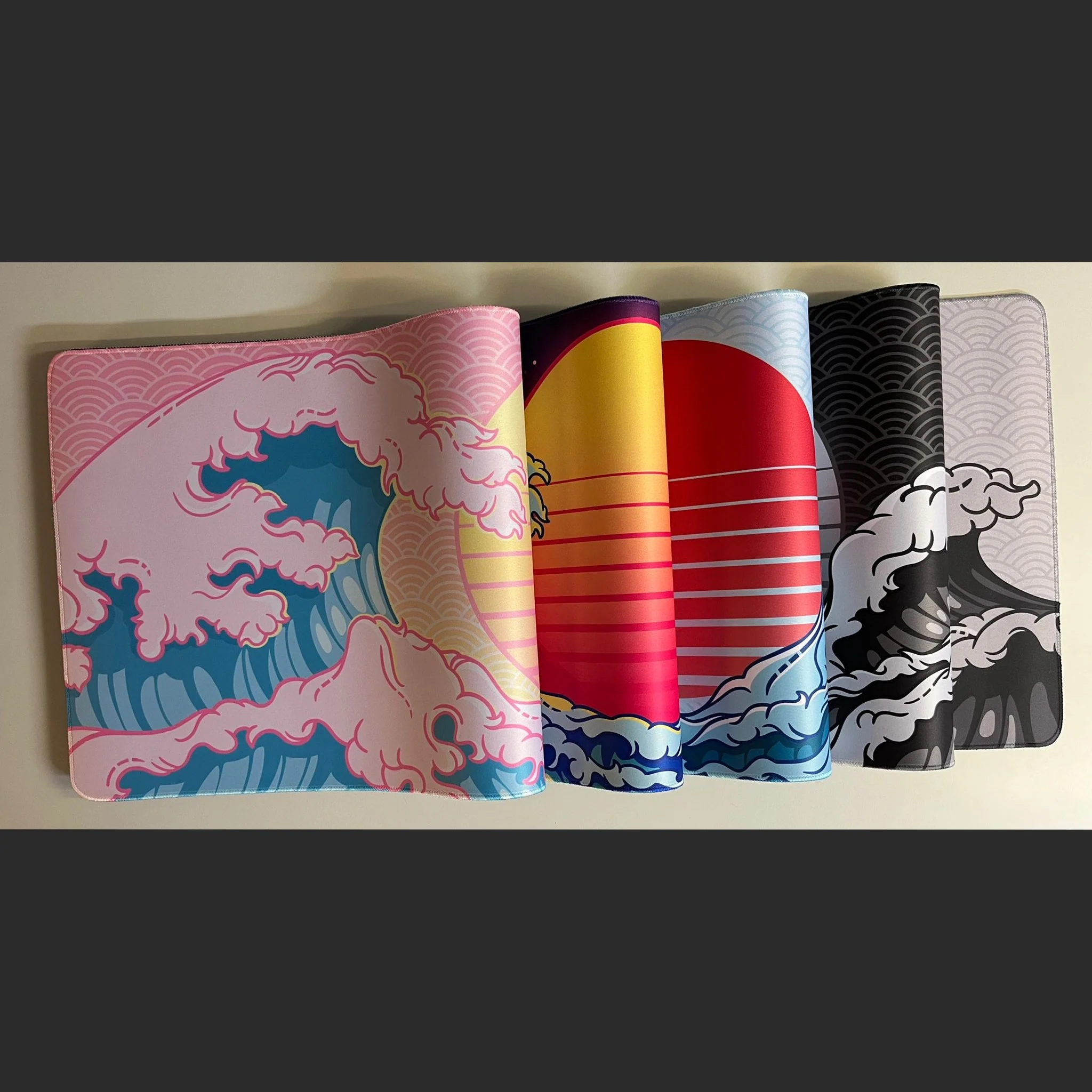 The Great Retro Wave Deskmats